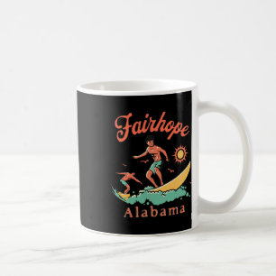 Alama Fairhope Surfer Al Surfing Beach Vacation Coffee Mug