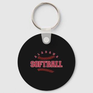 Alama Softll Vintage Mens Kids Team Retro Softll F Key Ring