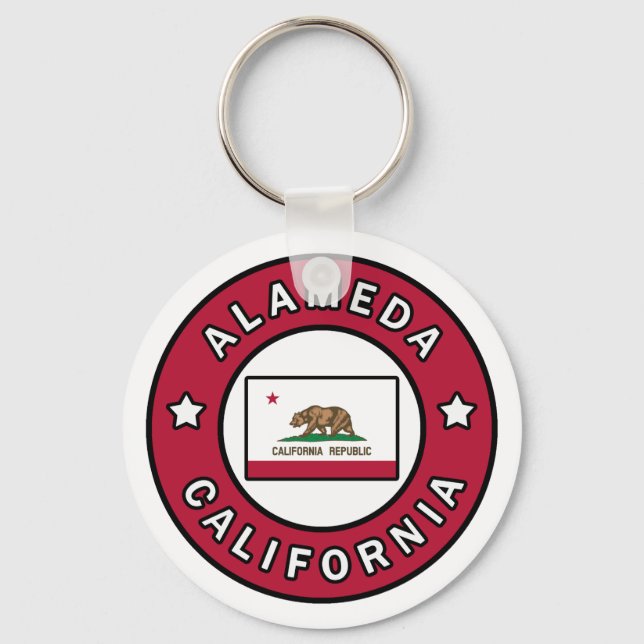 Alameda California Key Ring (Front)