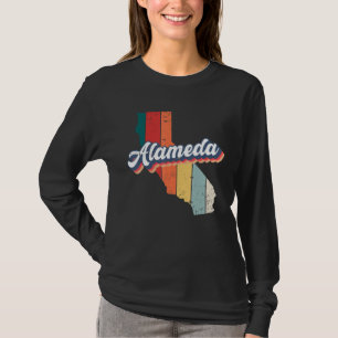 Alameda City Retro Vintage Hometown California T-Shirt