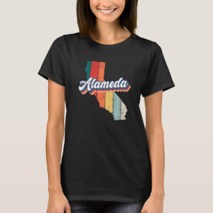 Alameda City Retro Vintage Hometown California T-Shirt