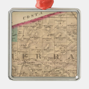 Alameda Co 8 Metal Ornament