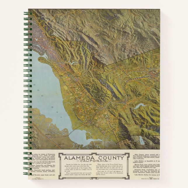 Alameda County, California Notebook (Front)