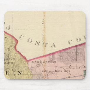 Alameda County map Mouse Pad