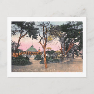 Alameda Plaza, Ponce, Puerto Rico Vintage Postcard