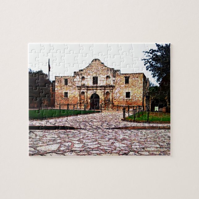 Alamo 8" x 10" Puzzle with Gift Box, 110 Pieces (Horizontal)