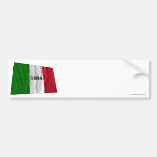 Alamo Flag Bumper Sticker