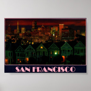 Alamo Square San Francisco Poster