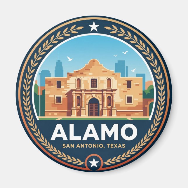 Alamo USA Magnet (Front)