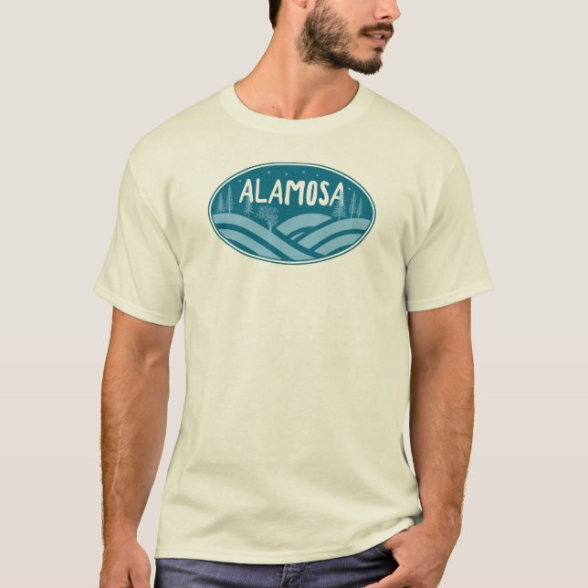 Alamosa Colorado Outdoors T-Shirt (Front)