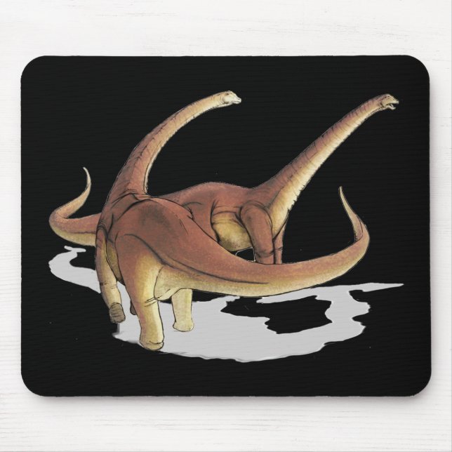 Alamosaurus Dinosaurs Mousepad (Front)