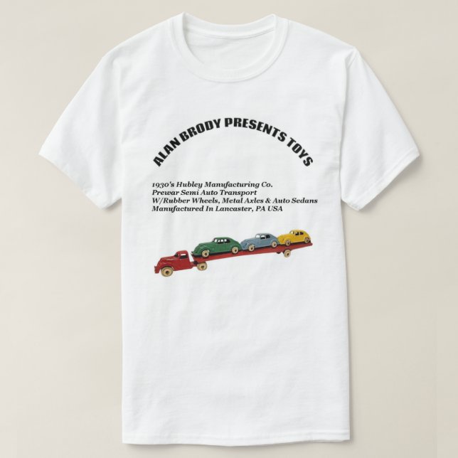 ALAN BRODY PRESENTS TOYS T-Shirt (Design Front)