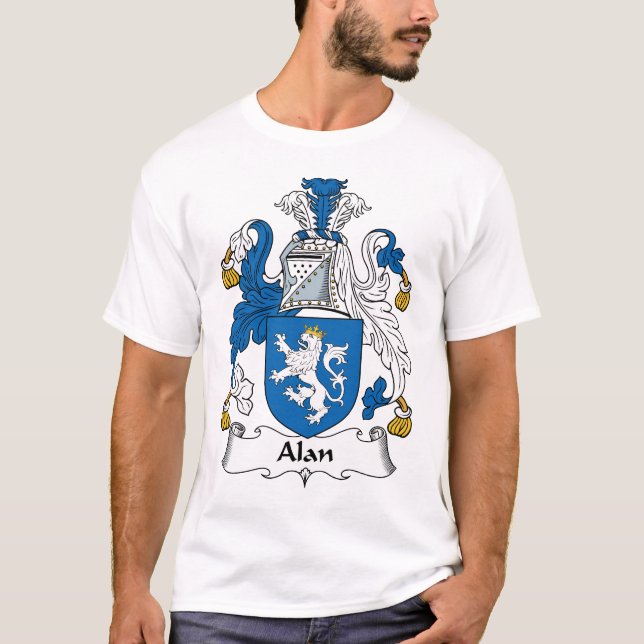 Alan Family Crest T-Shirt (Front)