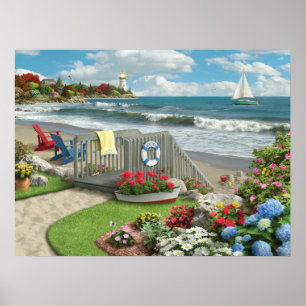 Alan Giana "Beach Days" Poster