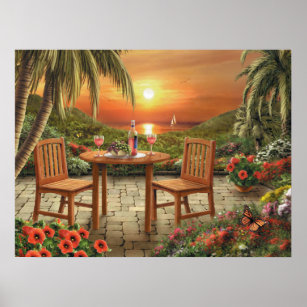 Alan Giana "Beautiful as the Sunset" Poster