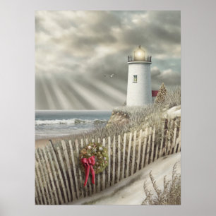 Alan Giana "Christmas Shore" Poster
