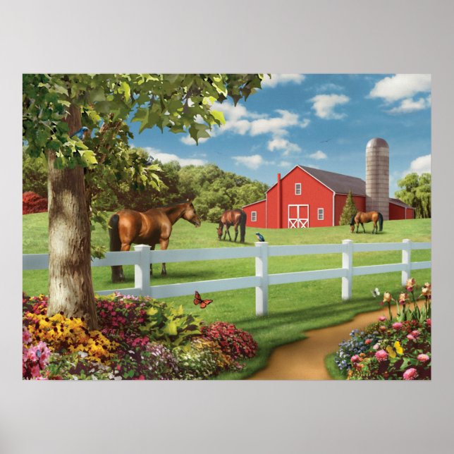 Alan Giana "Pastures of Chance 2" Poster (Front)