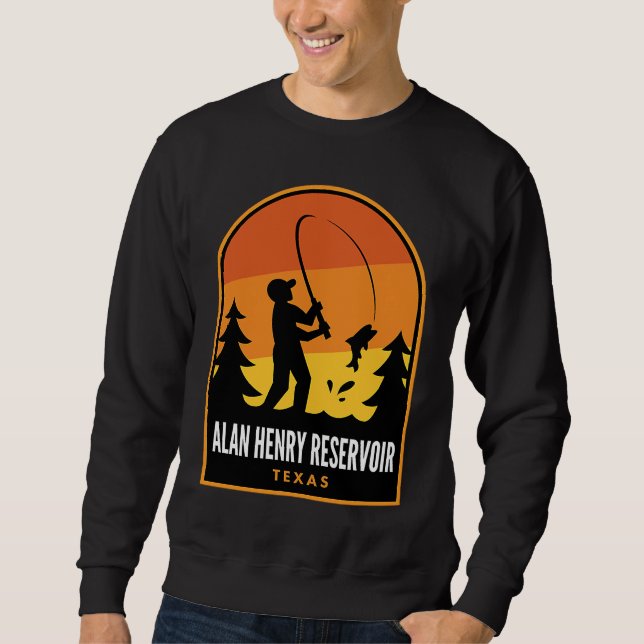 Alan Henry Reservoir Texas Fishing Sweatshirt (Front)