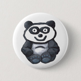 Alan Panda 6 Cm Round Badge