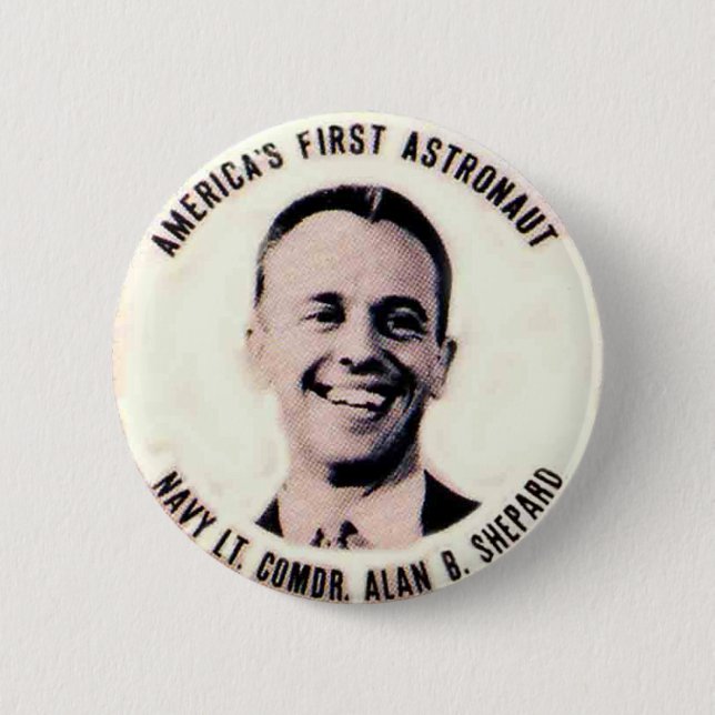 Alan Shepard - Button (Front)
