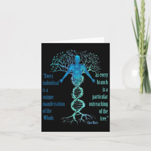 Alan Watts Best Philosophical Quotes Tree Of Life  Card