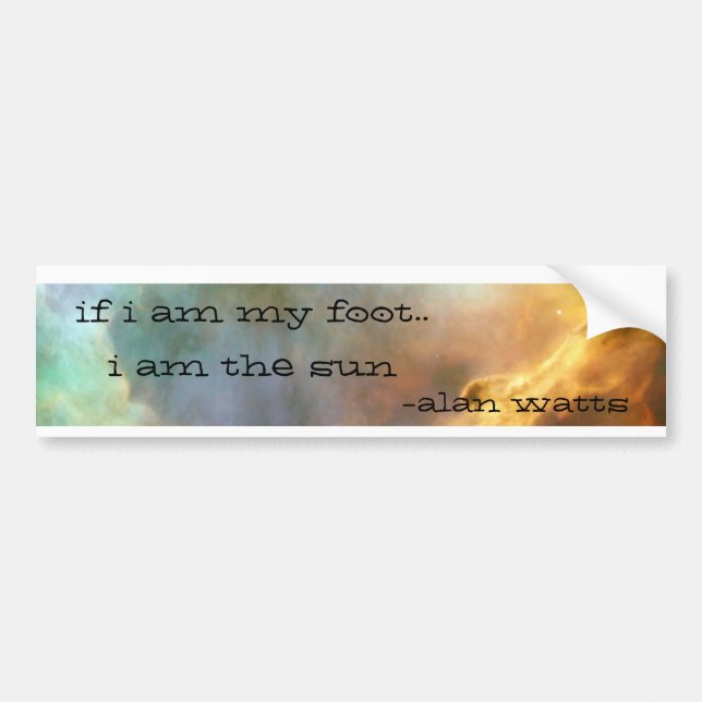 alan watts bumper sticker (Front)