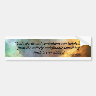 alan watts quote bumper sticker