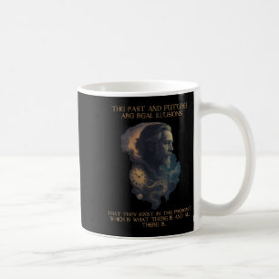 Alan Watts Quote Time Illusion Clock Cosmic Mind Coffee Mug