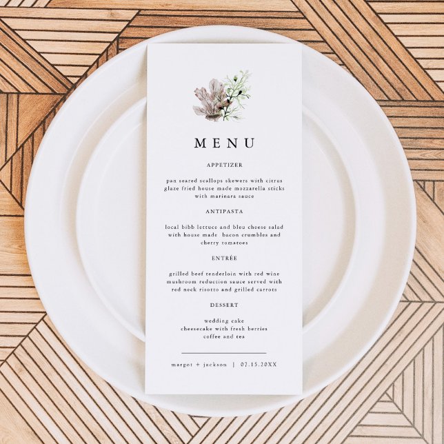 ALANA Tropical Ocean Coral Jelly Fish Beach Menu (Creator Uploaded)