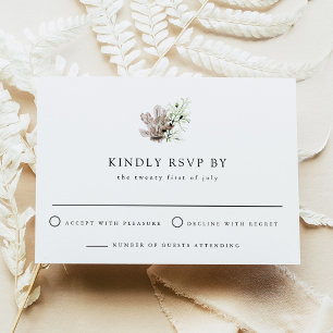 ALANA Tropical Ocean Coral Jelly Fish Beach RSVP Invitation