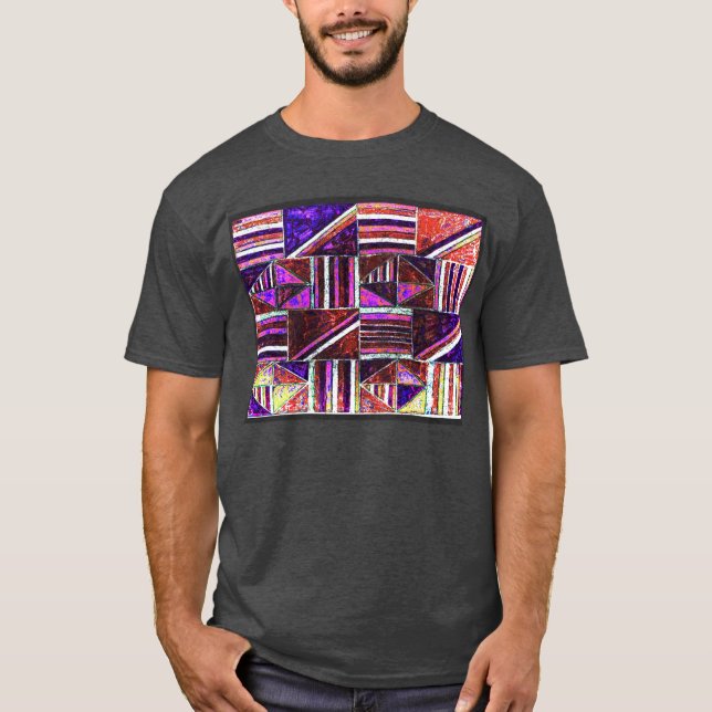 alanart abstract design t shirt (Front)