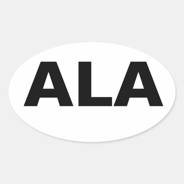 Aland Islands (ASA) Country Code Sticker (Front)