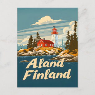 Åland Islands Finland Postcard