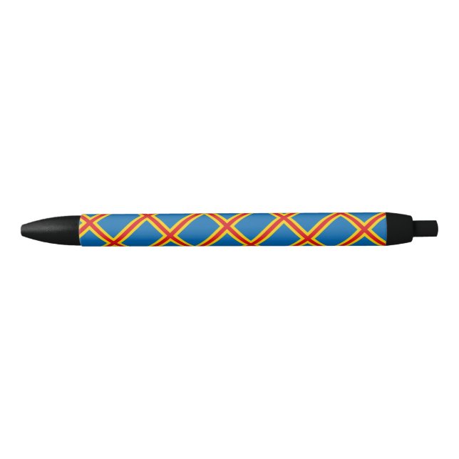 Aland Islands Flag Ballpoint Pen (Front)