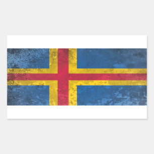 Aland Islands Rectangular Sticker