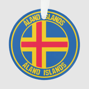 Åland Islands Round Emblem Ornament