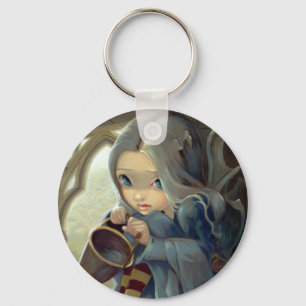 "Alannah and the Gargoyle" Keychain