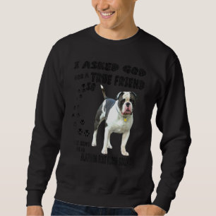 Alapaha Blue Blood Bulldog Quote Mum Dad Costume O Sweatshirt