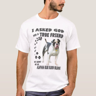 Alapaha Blue Blood Bulldog Quote Mum Dad Costume, T-Shirt