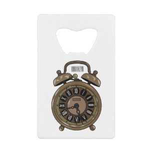 Alarm clock cartoon illustration