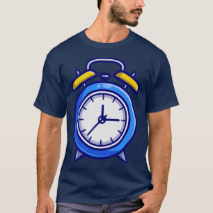 Alarm Clock Cartoon Illustration T-Shirt