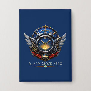 Alarm Clock Hero Logo Button
