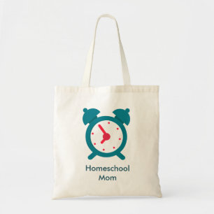 Alarm Clock Home school Mum Tote Bag