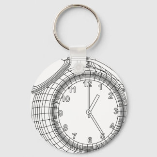 alarm clock key ring