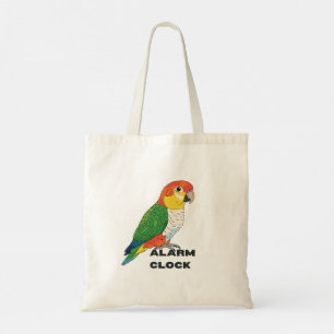 Alarm Clock Sun Conure – Loud Parrot Design Tote Bag