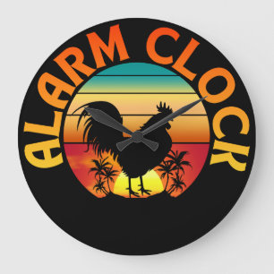 ALARM CLOCK VINTAGE MORNING ROOSTER CHICKEN