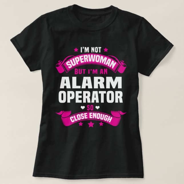 Alarm Operator T-Shirt (Design Front)