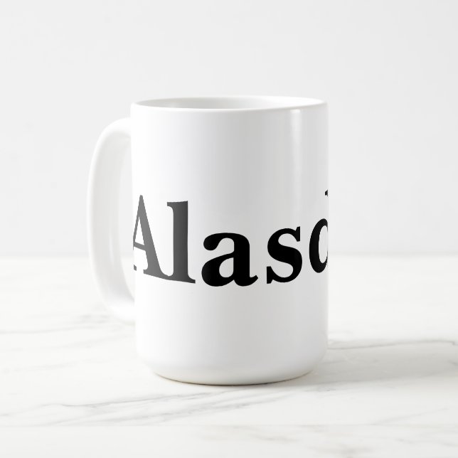 Alasdair Mens Name, Coffee Mug (Front Left)