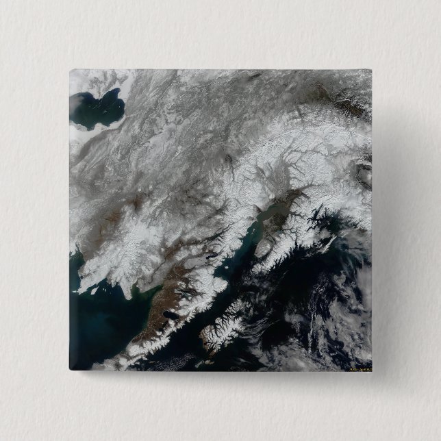 Alaska 15 Cm Square Badge (Front)