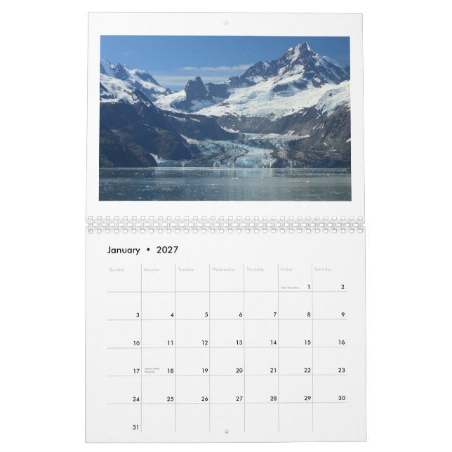 Alaska   2011 calendar (Jan 2027)